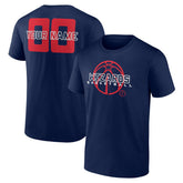 Washington Wizards Stellar Personalized Name & Number T-Shirt Navy