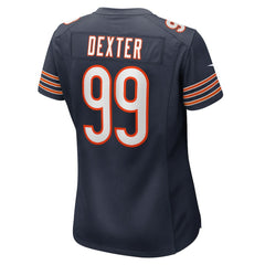 Gervon Dexter Sr Chicago Bears Women's Team Game Jersey - Navy - Nike