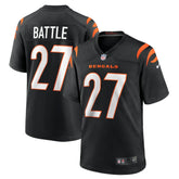 Jordan Battle Cincinnati Bengals Team Game Jersey - Black - Nike