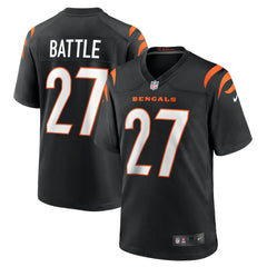 Jordan Battle Cincinnati Bengals Team Game Jersey - Black - Nike