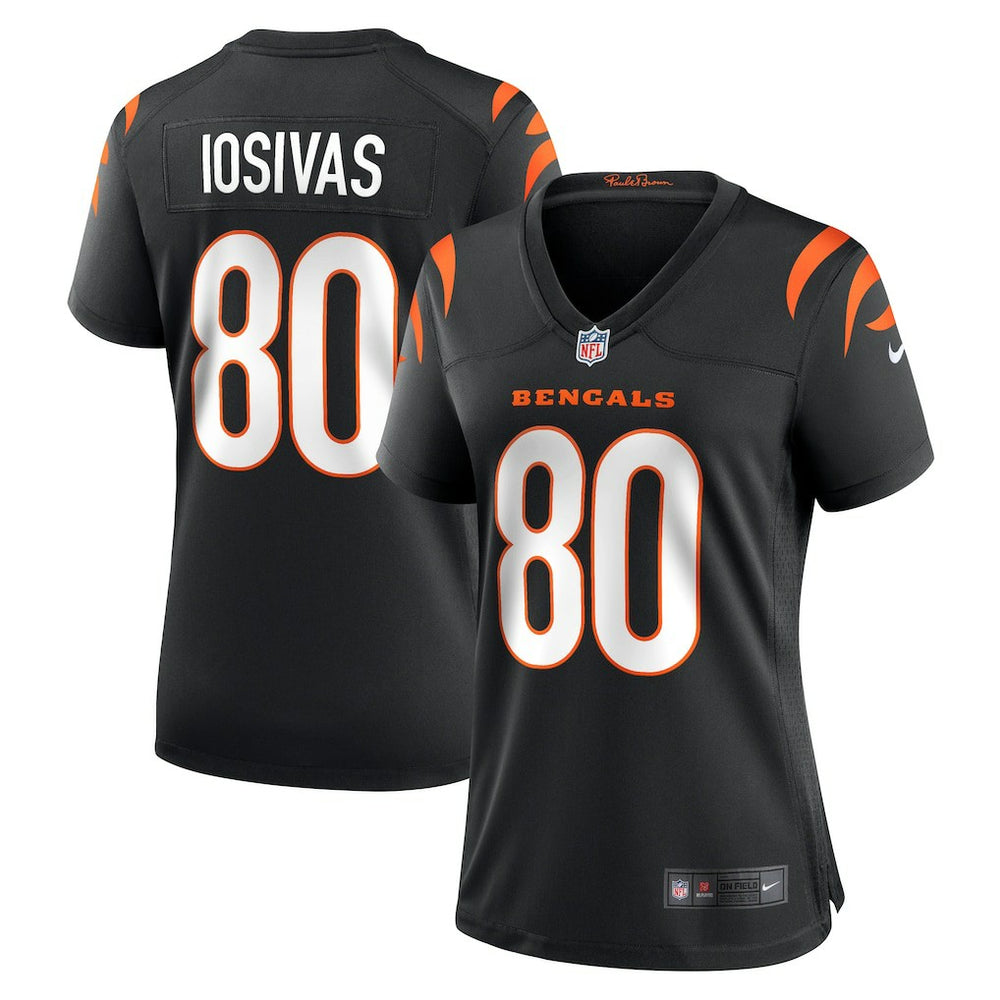 Andrei Iosivas Cincinnati Bengals Women's Team Game Jersey - Black - Nike