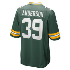 Zayne Anderson Green Bay Packers Team Game Jersey - Green - Nike