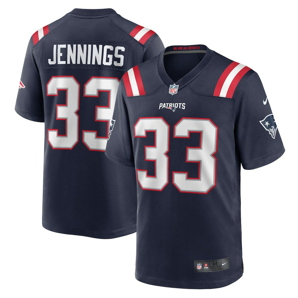Anfernee Jennings New England Patriots Team Game Jersey - Navy - Nike