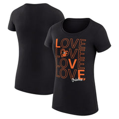 Baltimore Orioles G-III 4Her by Carl Banks Women's Super-Slim Fit Lightweight Love Graphic Team T-Shirt Near Me