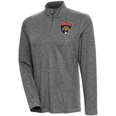 Florida Panthers Antigua Women's Confront Quarter-Zip Pullover Top - Heather Black | NHL near me