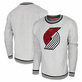Portland Trail Blazers Stadium Essentials Club Level Pullover Sweatshirt Heather Gray
