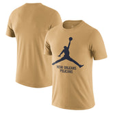 Nike New Orleans Pelicans Essential Jumpman T-Shirt Gold