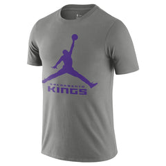 Nike Sacramento Kings Essential Jumpman T-Shirt Gray