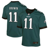 A.J. Brown Philadelphia Eagles Youth Game Jersey - Green - Nike
