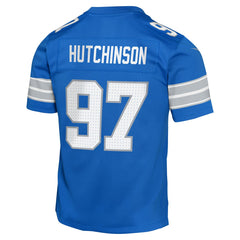 Aidan Hutchinson Detroit Lions Youth Game Jersey - Blue - Nike