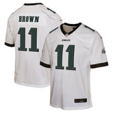 A.J. Brown Philadelphia Eagles Youth Game Jersey - White - Nike