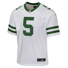 Garrett Wilson New York Jets Youth Game Jersey - White - Nike