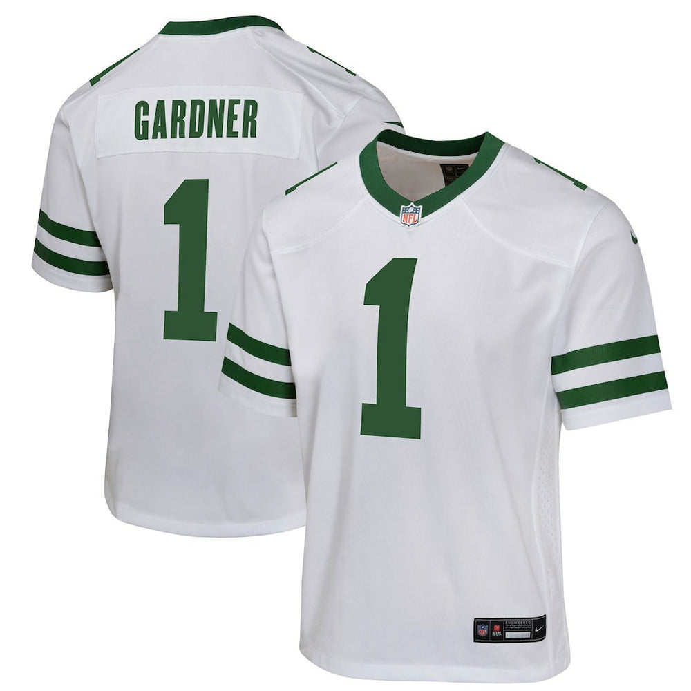 Ahmad Sauce Gardner New York Jets Youth Game Jersey - White - Nike