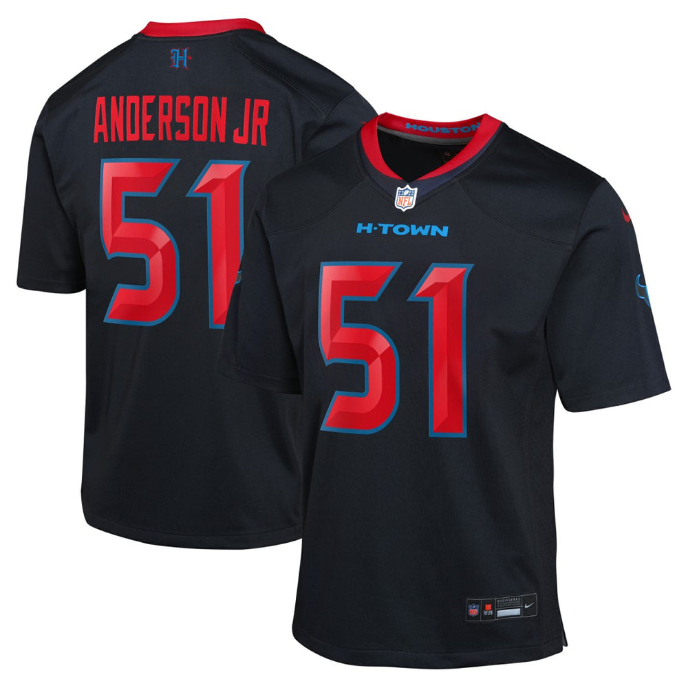 Will Anderson Jr. Houston Texans Youth Game Jersey - Navy - Nike