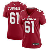 Carter O'Donnell Arizona Cardinals Women's Team Game Jersey - Cardinal - Nike