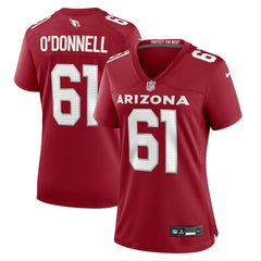 Carter O'Donnell Arizona Cardinals Women's Team Game Jersey - Cardinal - Nike