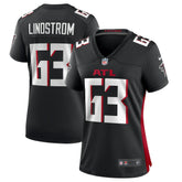 Chris Lindstrom Atlanta Falcons Women's Team Game Jersey - Black - Nike