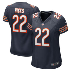 Elijah Hicks Chicago Bears Women's Team Game Jersey - Navy - Nike