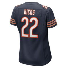 Elijah Hicks Chicago Bears Women's Team Game Jersey - Navy - Nike