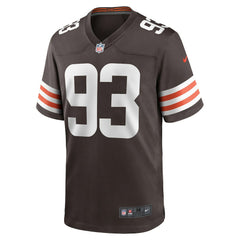 Shelby Harris Cleveland Browns Team Game Jersey - Brown - Nike
