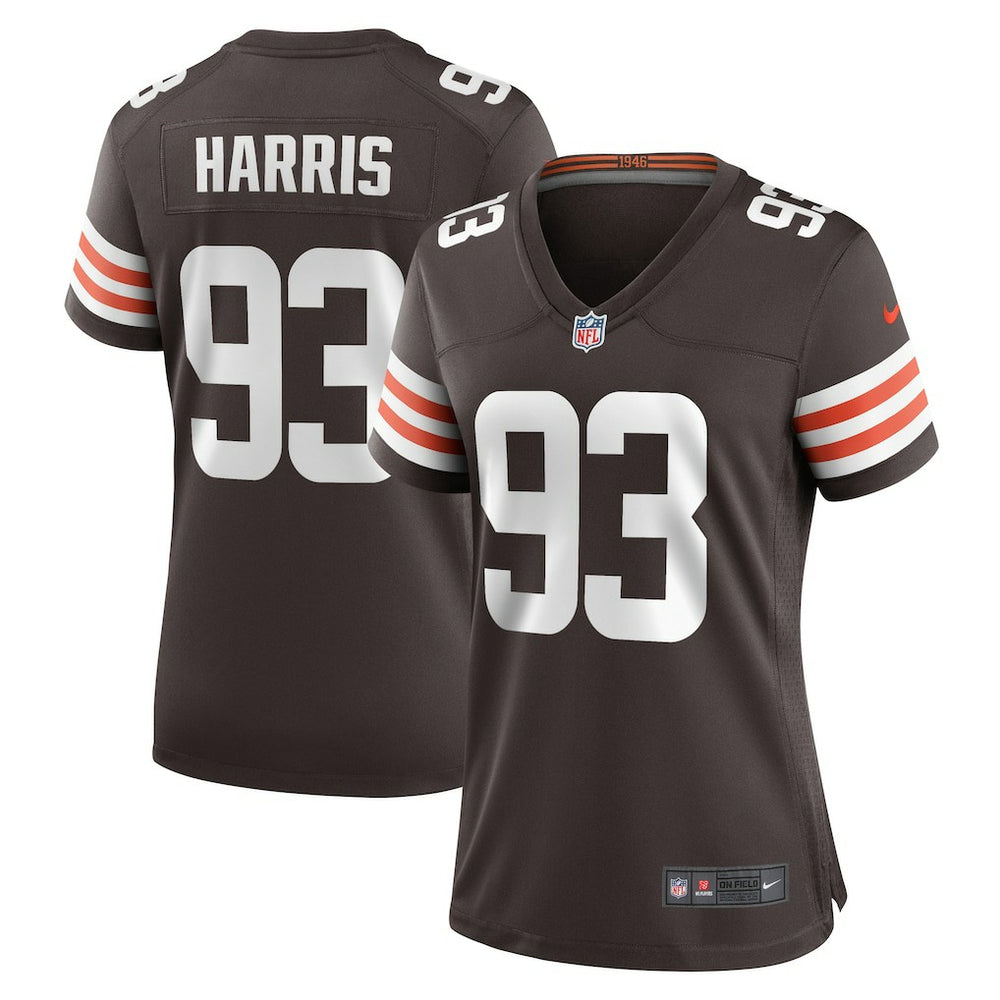 Shelby Harris Cleveland Browns Women's Team Game Jersey - Brown - Nike