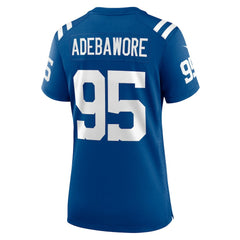 Adetomiwa Adebawore Indianapolis Colts Women's Team Game Jersey - Royal - Nike