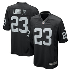 David Long Jr. Las Vegas Raiders Team Game Jersey - Black - Nike