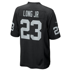 David Long Jr. Las Vegas Raiders Team Game Jersey - Black - Nike