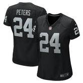 Marcus Peters Las Vegas Raiders Women's Team Game Jersey - Black - Nike
