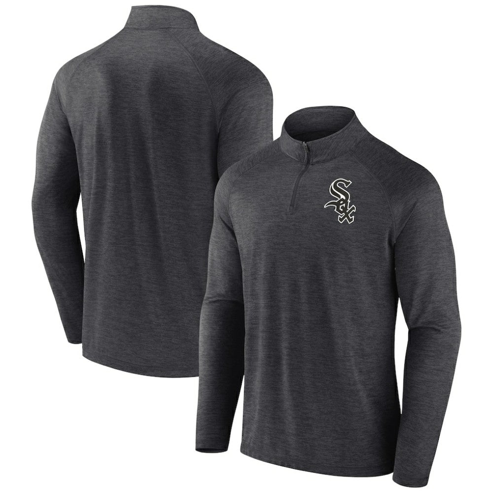 Chicago White Sox Profile Big & Tall Raglan Quarter-Zip Top Online