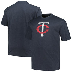 Minnesota Twins Profile Big & Tall Weathered Logo T-Shirt Online