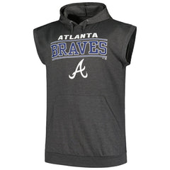 Atlanta Braves Profile Big & Tall Muscle Sleeveless Pullover Hoodie Online