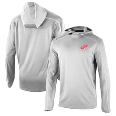 Detroit Red Wings Columbia Omni-Wick Shotgun Long Sleeve Hoodie T-Shirt - Gray | NHL sale
