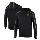 Minnesota Wild Columbia Omni-Wick Shotgun Long Sleeve Hoodie T-Shirt - Black | NHL Clearance