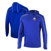 New York Islanders Columbia Omni-Wick Shotgun Long Sleeve Hoodie T-Shirt - Blue | NHL Lifestyle