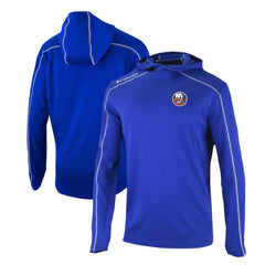 New York Islanders Columbia Omni-Wick Shotgun Long Sleeve Hoodie T-Shirt - Blue | NHL Lifestyle