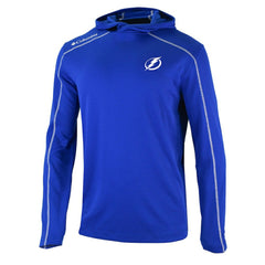 Tampa Bay Lightning Columbia Omni-Wick Shotgun Long Sleeve Hoodie T-Shirt - Blue | NHL discount
