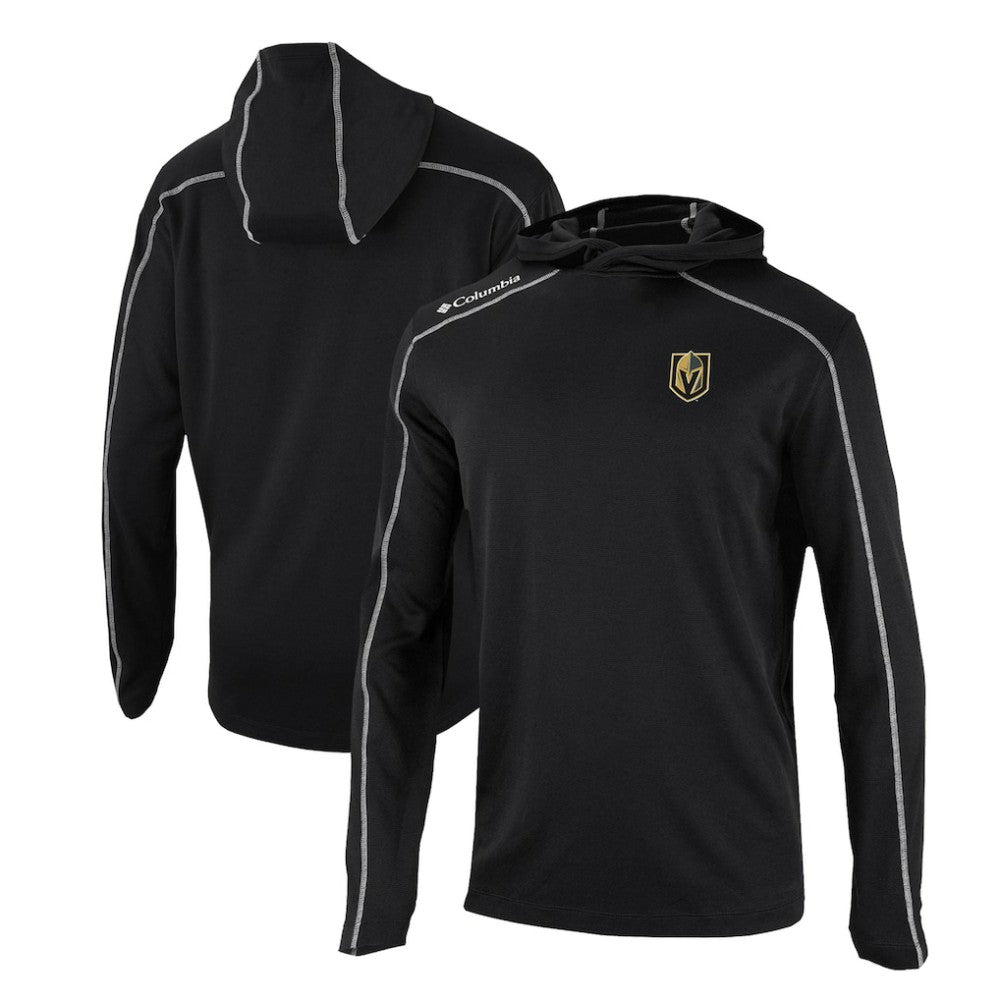 Vegas Golden Knights Columbia Omni-Wick Shotgun Long Sleeve Hoodie T-Shirt - Black | NHL sale