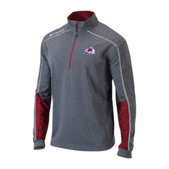 Colorado Avalanche Columbia Omni-Wick Shotgun 2.0 Quarter-Zip Pullover Top - Gray/Purple | NHL near me