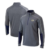 Nashville Predators Columbia Omni-Wick Shotgun 2.0 Quarter-Zip Pullover Top - Gray/Navy | NHL discount