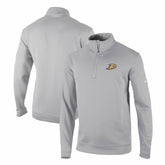 Anaheim Ducks Columbia Omni-Wick Wickhams Hills Half-Zip Pullover Top - Gray | NHL Lifestyle