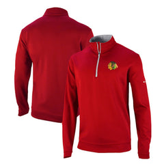 Chicago Blackhawks Columbia Omni-Wick Wickhams Hills Half-Zip Pullover Top - Red | NHL online