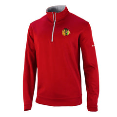 Chicago Blackhawks Columbia Omni-Wick Wickhams Hills Half-Zip Pullover Top - Red | NHL online