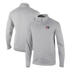Columbus Blue Jackets Columbia Omni-Wick Wickhams Hills Half-Zip Pullover Top - Gray | NHL on sale
