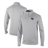 San Jose Sharks Columbia Omni-Wick Wickhams Hills Half-Zip Pullover Top - Gray | NHL discount