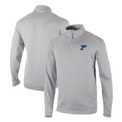 St. Louis Blues Columbia Omni-Wick Wickhams Hills Half-Zip Pullover Top - Gray | NHL on sale