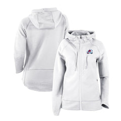 Colorado Avalanche Columbia Women's Omni-Wick Pack It Up Full-Zip Jacket - White | NHL discount