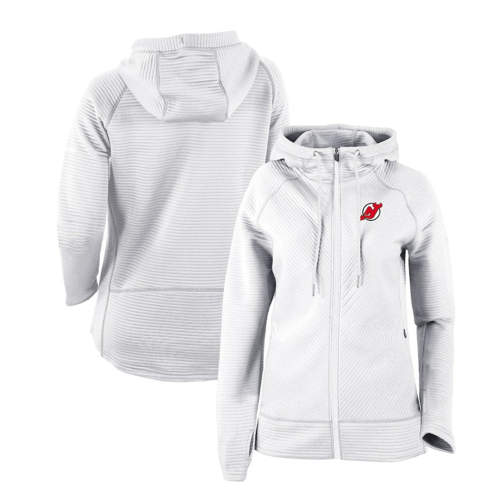 New Jersey Devils Columbia Women's Omni-Wick Pack It Up Full-Zip Jacket - White | NHL sale