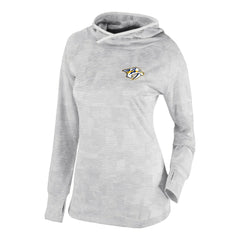 Nashville Predators Columbia Women's Omni-Wick Sunday Ball Pullover Hoodie - White | NHL Clearance