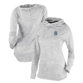 Seattle Kraken Columbia Women's Omni-Wick Sunday Ball Pullover Hoodie - White | NHL on sale